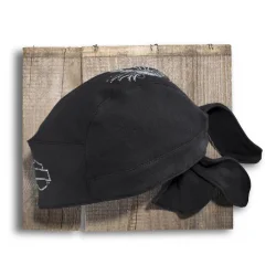 Women's Rhinestone Wing Skull Cap