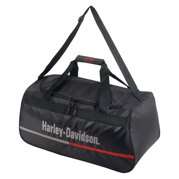 On Tour Sports Duffel Bag w/ Shoulder Strap - Midnight Black