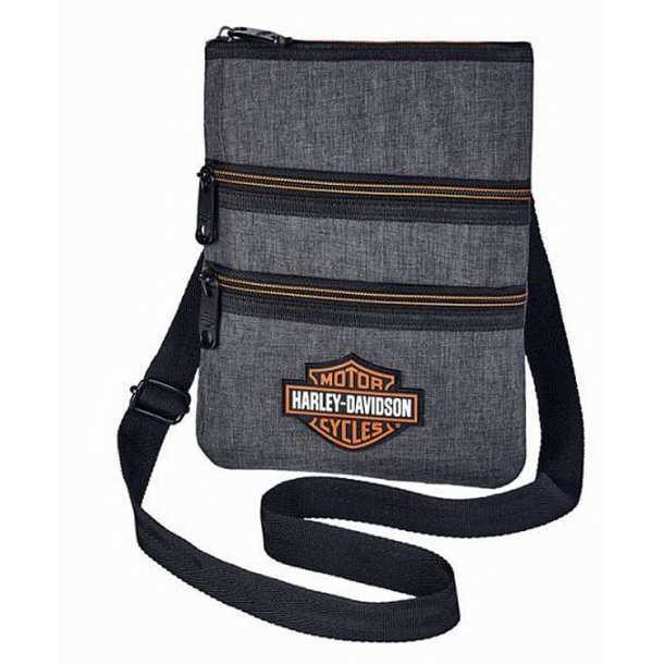 Women's Heathered Grey Crossbody Bag | Sling Bag | Hip Bag