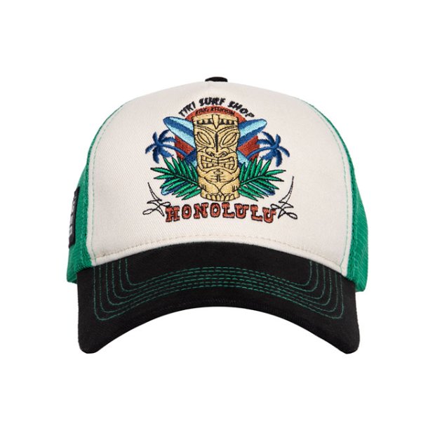 KING KEROSIN HONOLULU CAP OFF WHITE/BLACK