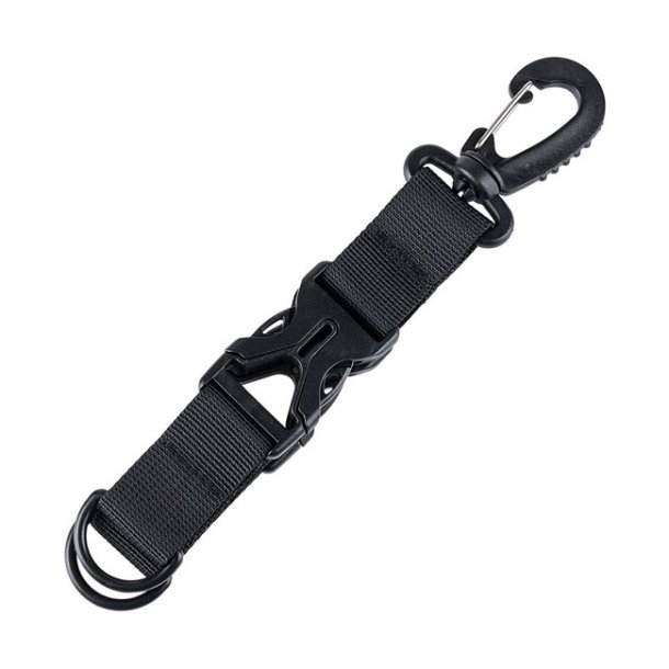 Carabiner Keychain Holder Black