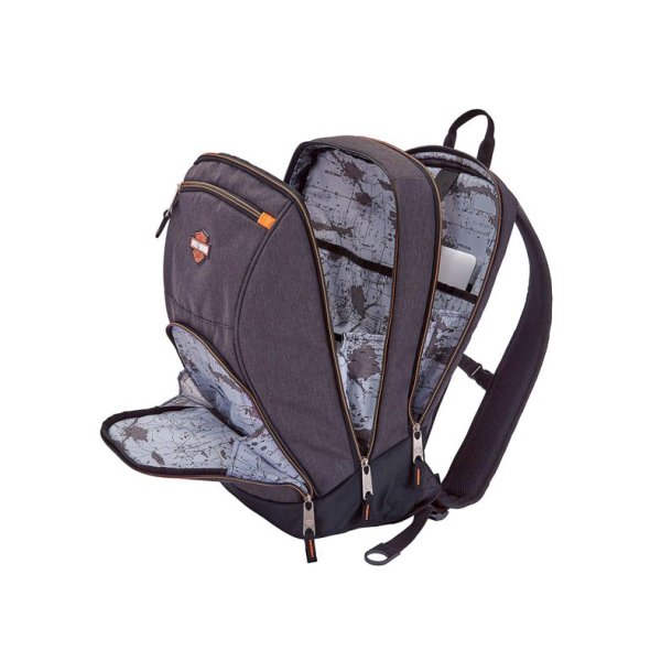  B&S Laptop II Sort Polyester Rygsk