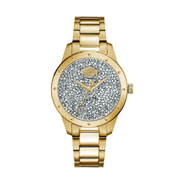 Ladies Crystal Rock W/ Swarovski&Ccedil;. Bar &amp; Shield Logo