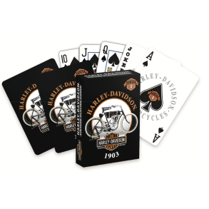 VINTAGE H-DTM PLASTIC PLAYING CARDS