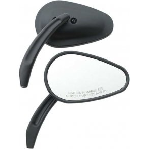 TAPPERED BILLET MIRROR BLACK