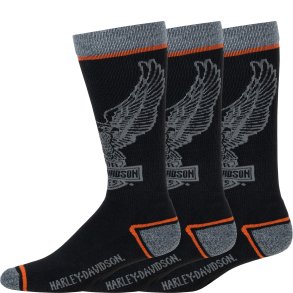 3 PK MENS EAGLE LOGO MIDCALF