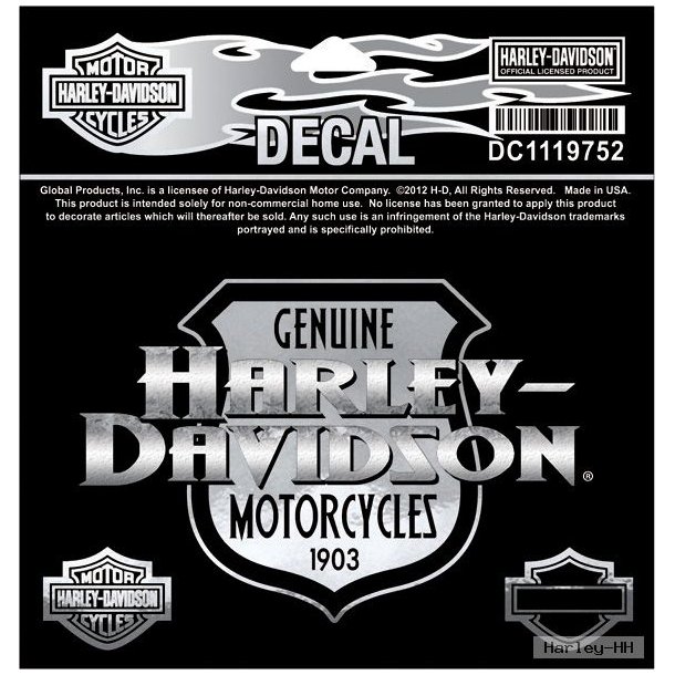 HARLEY DAVIDSON DECAL 1903