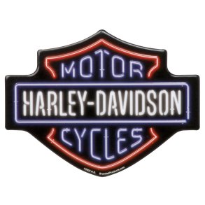 H-D NEON BAR & SHIELD MAGNET