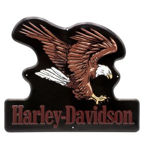 Swooping Eagle Metal Sign