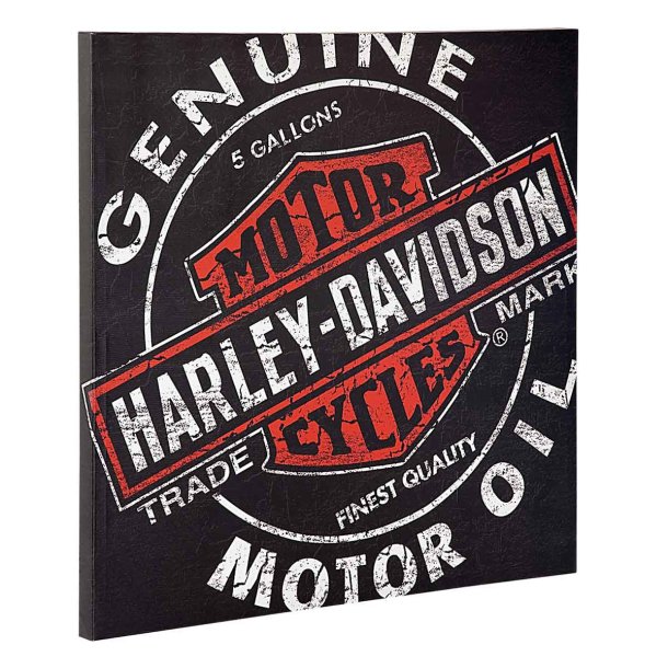 H-D OIL CAN CANVAS PRINT