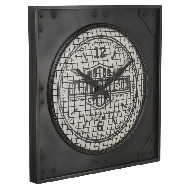 H-D Industrial Metal Clock