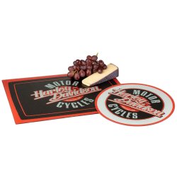 H-D MOTORCYCLES CHOPPING BOARD SET - 2 PC