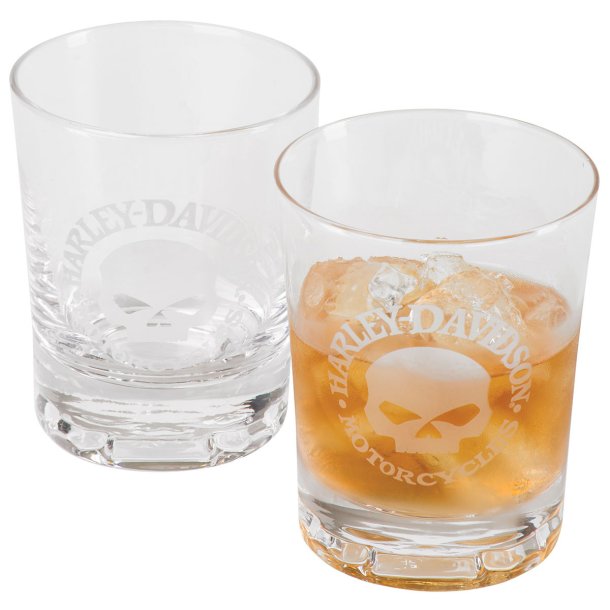 H-D SKULL TUMBLER SET