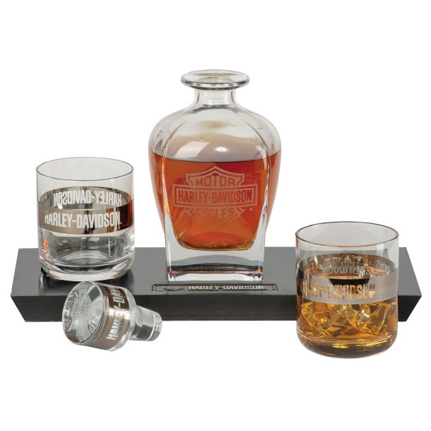 HARLEY-DAVIDSON DECANTER SET