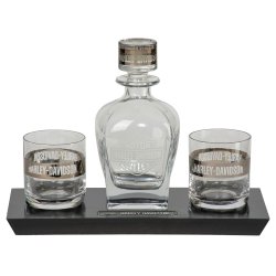HARLEY-DAVIDSON DECANTER SET