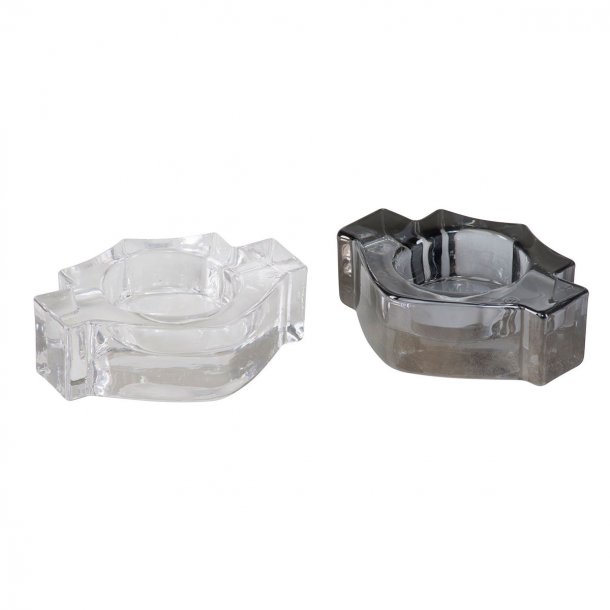 H-D B&S SHAPED TEA LIGHT HOLDER SET