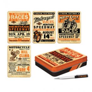 H-DÇ Race Day Poster Card Set incl. Pen