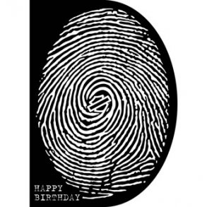 Fingerprint - Fdselsdagskort