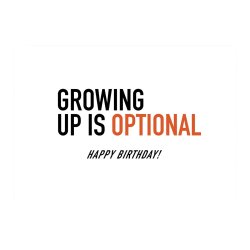 H-D Growing Old - Birthday Card