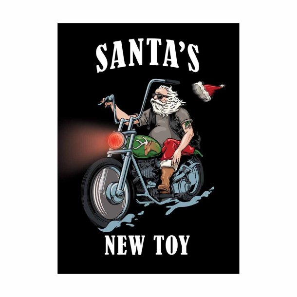 Santa's New Toy - Holiday Card