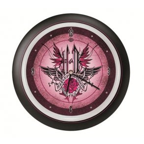 PINK WINGS W/SOUND CLOCK