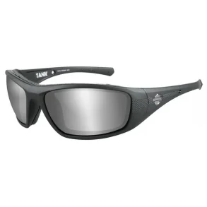 WILEY X TANK SILVER FLASH LENS BLACK FRAME