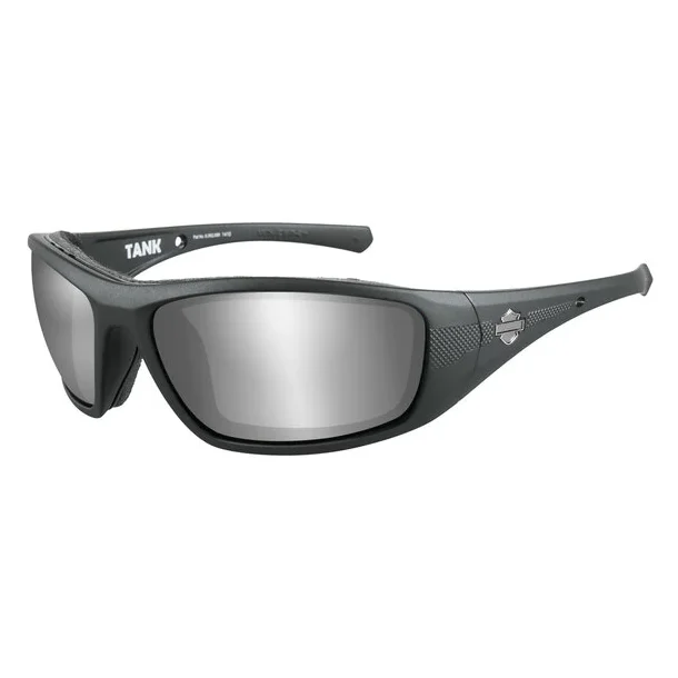 WILEY X TANK SILVER FLASH LENS BLACK FRAME