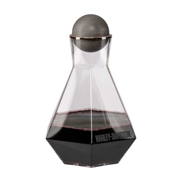 GEOMETRIC GLASS CARAFE