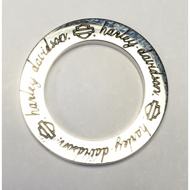 MILESTONE - SILVER TONE, THICK ROUND PLATE