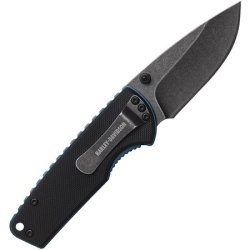 Blue Titanium Liner Black Tec X Harley-Davidson Knife