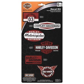 Vintage Race Inspired 10-Piece Decal Kit