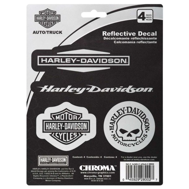 4-Piece Reflective  Decal
