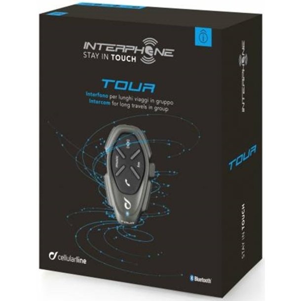Interphone Tour Bluetooth-kommunikationssystem - Single