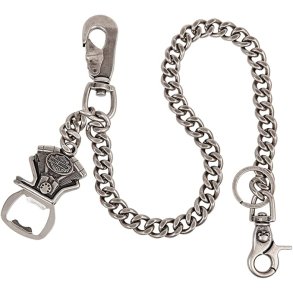 Mens Engine Bottle Opener Wallet Chain 