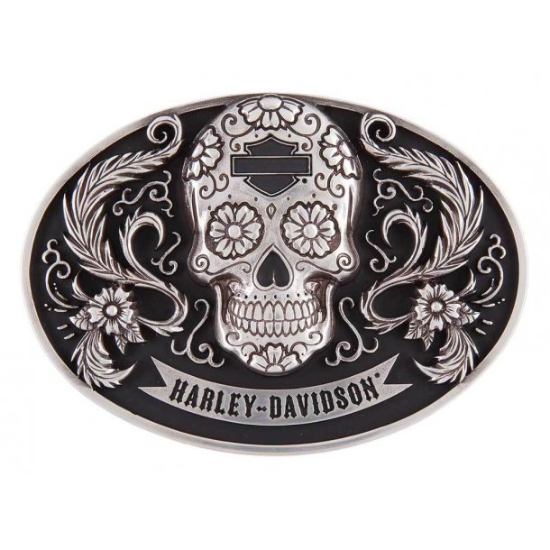 Harley-Davidson Women's Vida Skull Belt Buckle