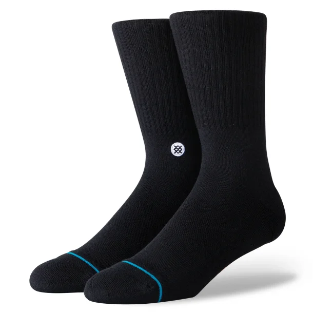 ICON CREW SOCK - BLACK