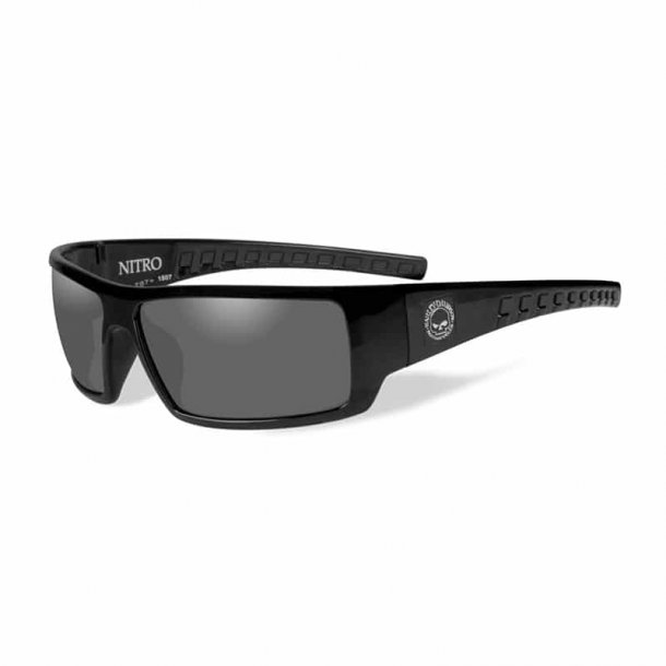 WILEY X ASPHALT NITRO SMOKE GREY GLOSS BLACK FRAME