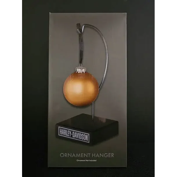 Winter Ornament Hanger, Wood Base w/ Wire Hange