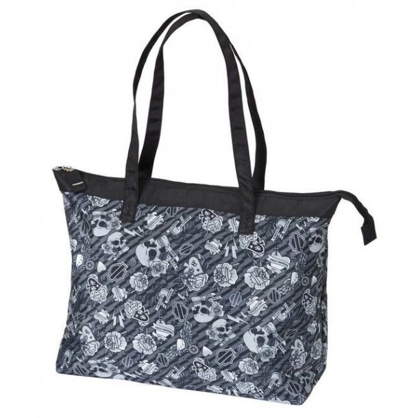 Gray Tattoo Light-Weight Shopper Tote Ladies