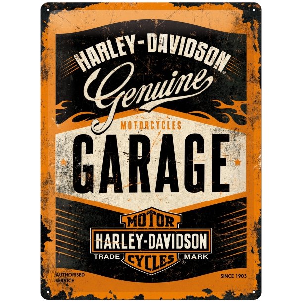 Harley-Davidson Garage 30x40 cm