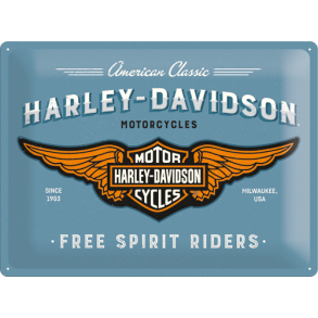 Harley-Davidson Free spirit riders- 30x40 cm