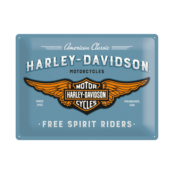 Harley-Davidson Free spirit riders- 30x40 cm