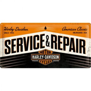 Harley-Davidson Service & Repair 25x50 cm