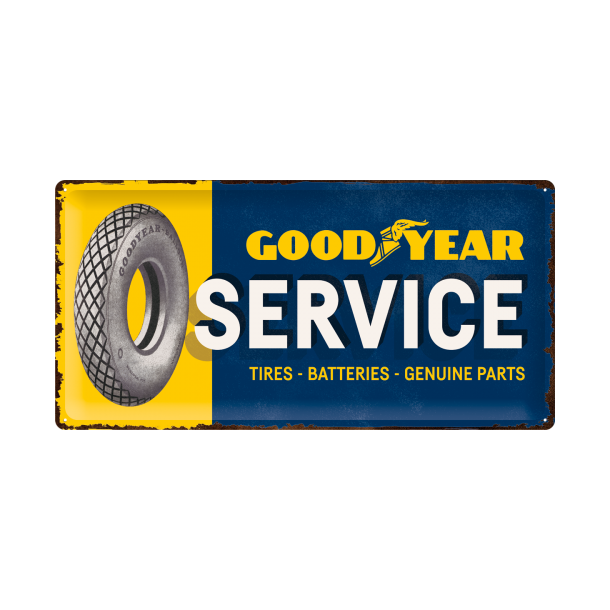 Goodyear - Service - sign 25x50  cm