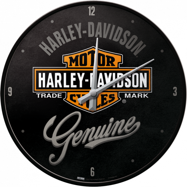 Harley Davidson Wall Clock - GENUINE Style