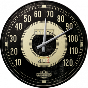 Harley Davidson Wall Clock - SPEEDOMETER Style