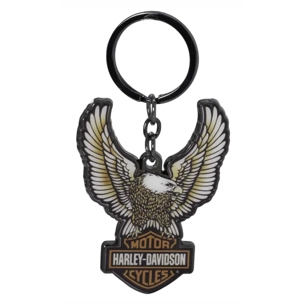 Domed Eagle B&SLogo Key Chain 