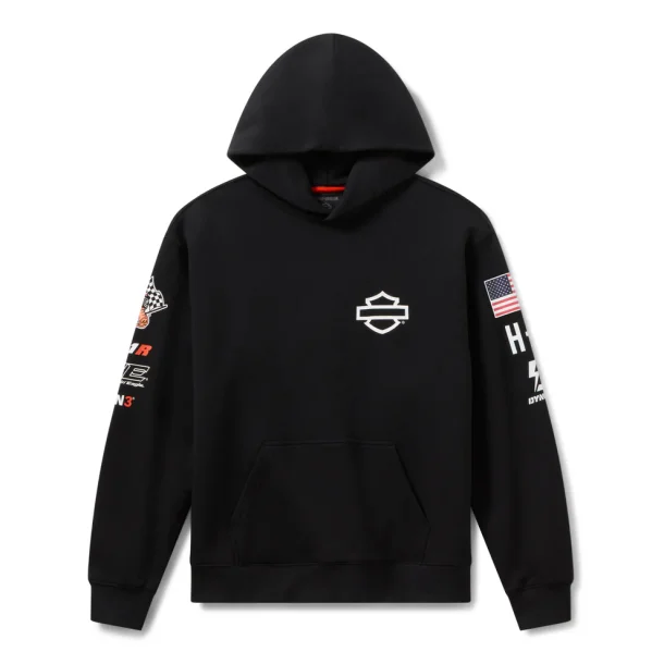 Factory Racing Fast Johnnie Hoodie - Black - UNISEX