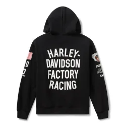 Factory Racing Fast Johnnie Hoodie - Black - UNISEX