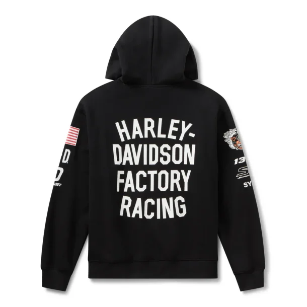 Factory Racing Fast Johnnie Hoodie - Black - UNISEX
